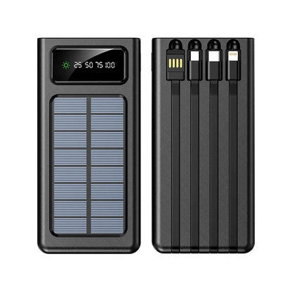 Portable charger solar power bank 12000mah/20000mah large capacity
