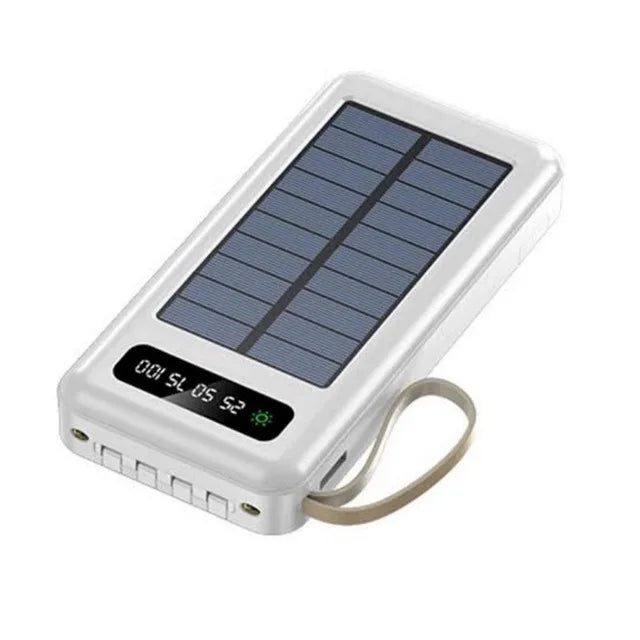 Portable charger solar power bank 12000mah/20000mah large capacity