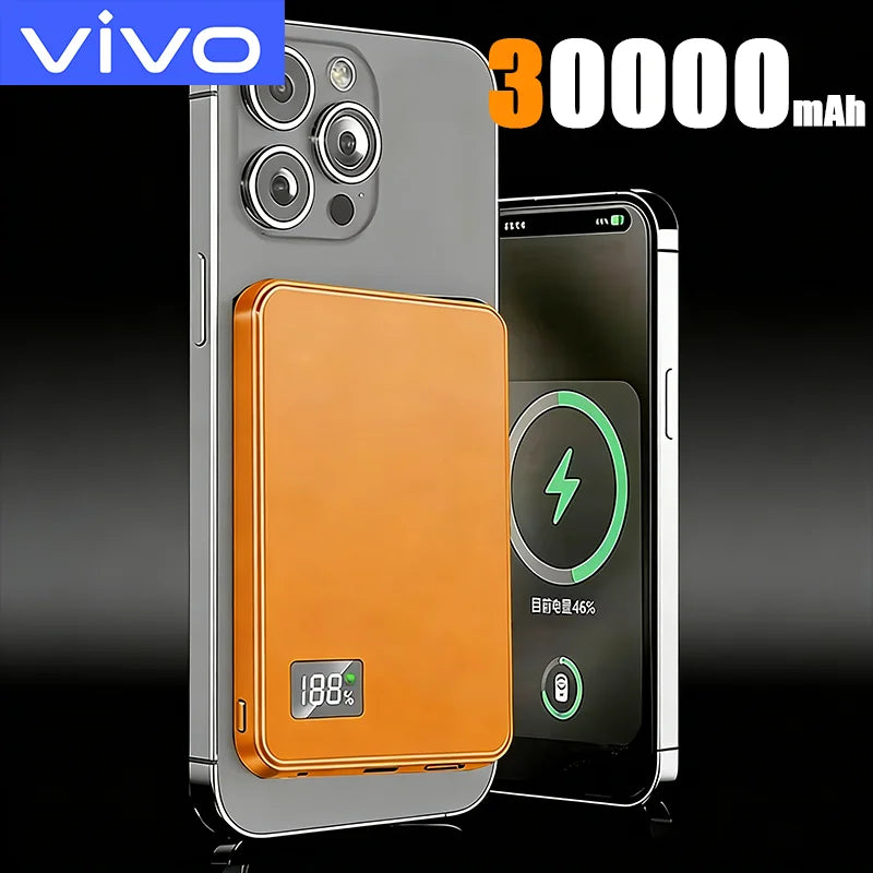 50000mAh Ultra Thin Power Bank for MagSafe Magnetic Wireless