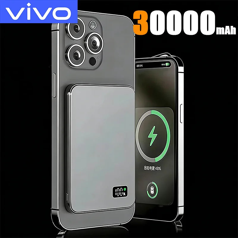 50000mAh Ultra Thin Power Bank for MagSafe Magnetic Wireless
