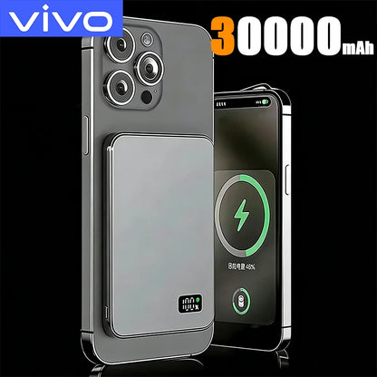 50000mAh Ultra Thin Power Bank for MagSafe Magnetic Wireless