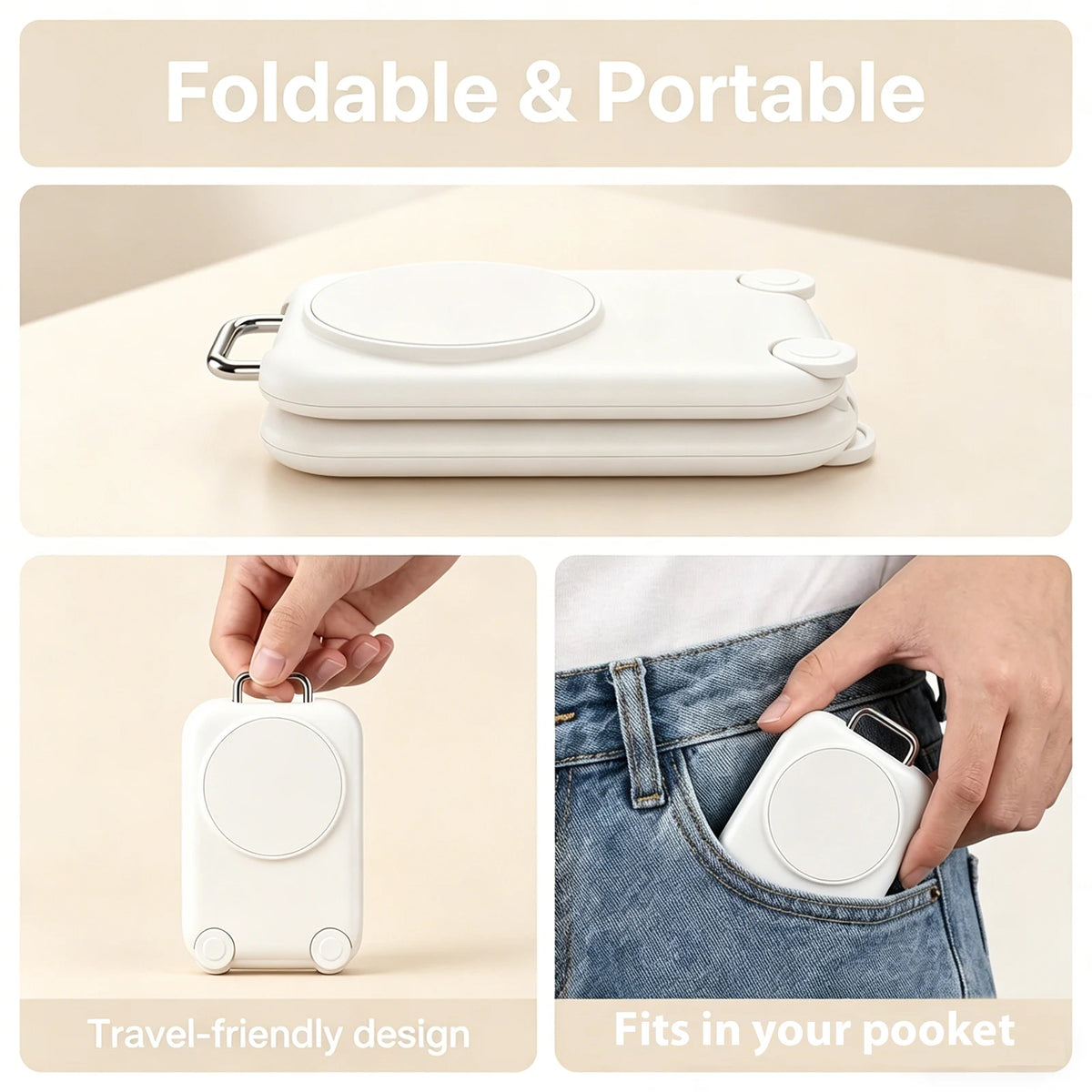 VoltEdge™ 3-in-1 Foldable MagSafe Travel Charging Hub