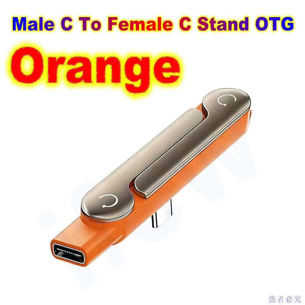 USB Type C Flat Charger Charging Cable C Kick Cable Stand Invisible