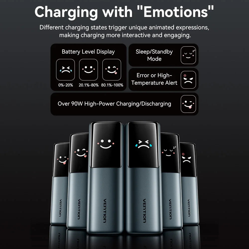 165W Power Bank 20000mAh PD Fast Charger for Laptop Portable