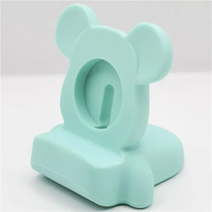 Charger stand for Apple Watch Series 10 9 8 7 6 SE 5 4 iWatch silicone