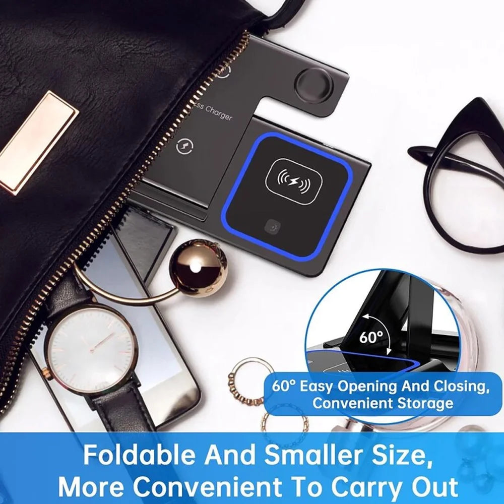 3-in-1 Wireless Charger for Mobile AirPods Pro Fast Charging Station