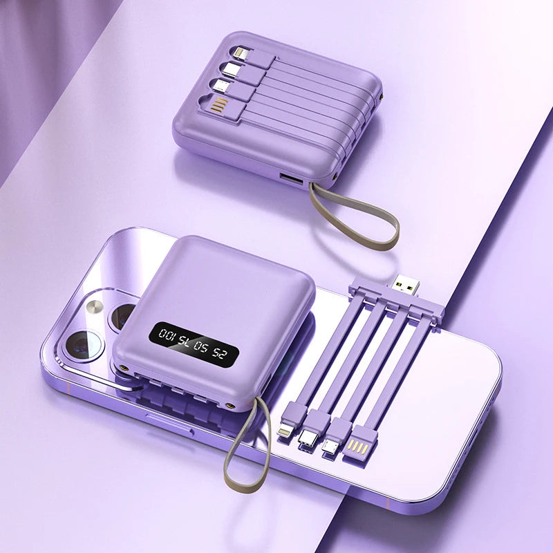 Portable Mini Power Bank 20000mAh Large Capacity Fast Charging