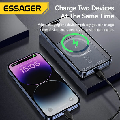 Wireless Power Bank Magnetic 20W 5000mAh Portable Fast Charging External Battery for Magsafe For iPhone 17 16 15 14