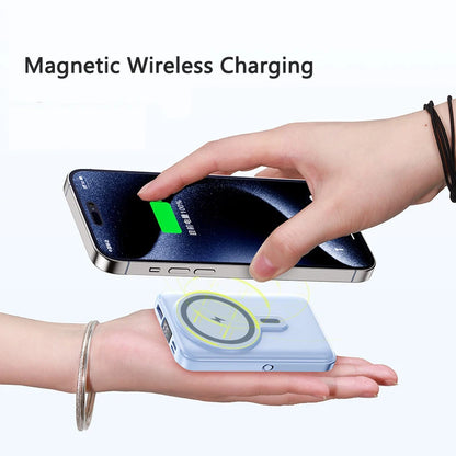 20000mAh Magnetic Power Bank with Cable Stand Wireless