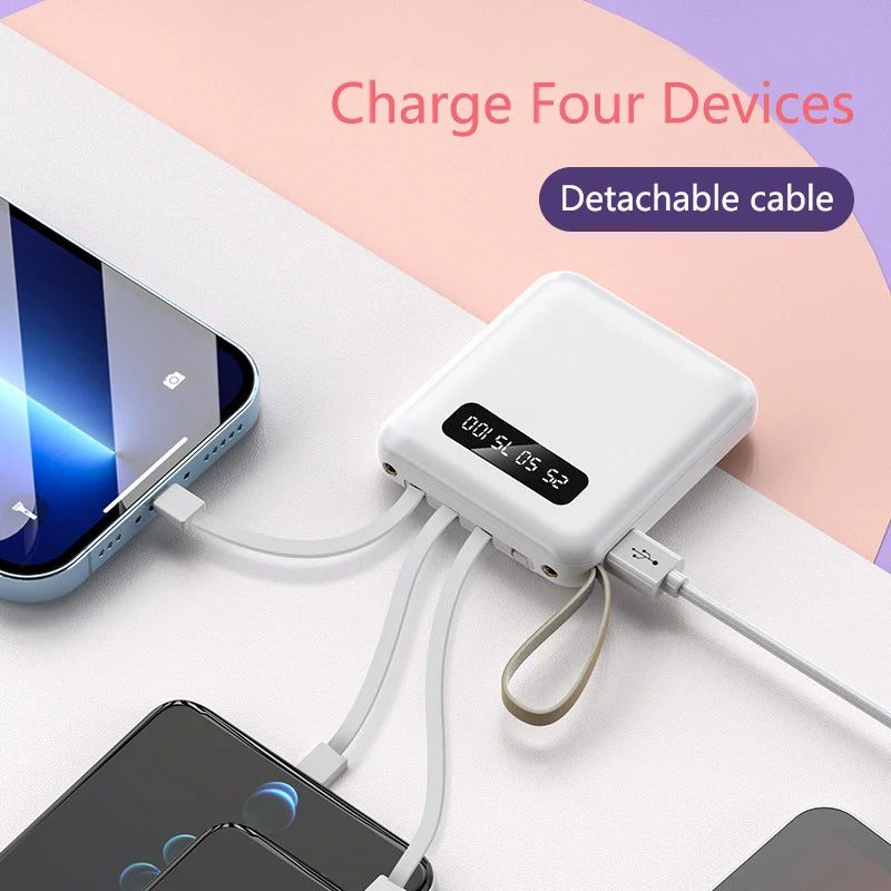 Portable Mini Power Bank 20000mAh Large Capacity Fast Charging