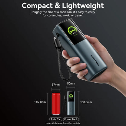 165W Power Bank 20000mAh PD Fast Charger for Laptop Portable