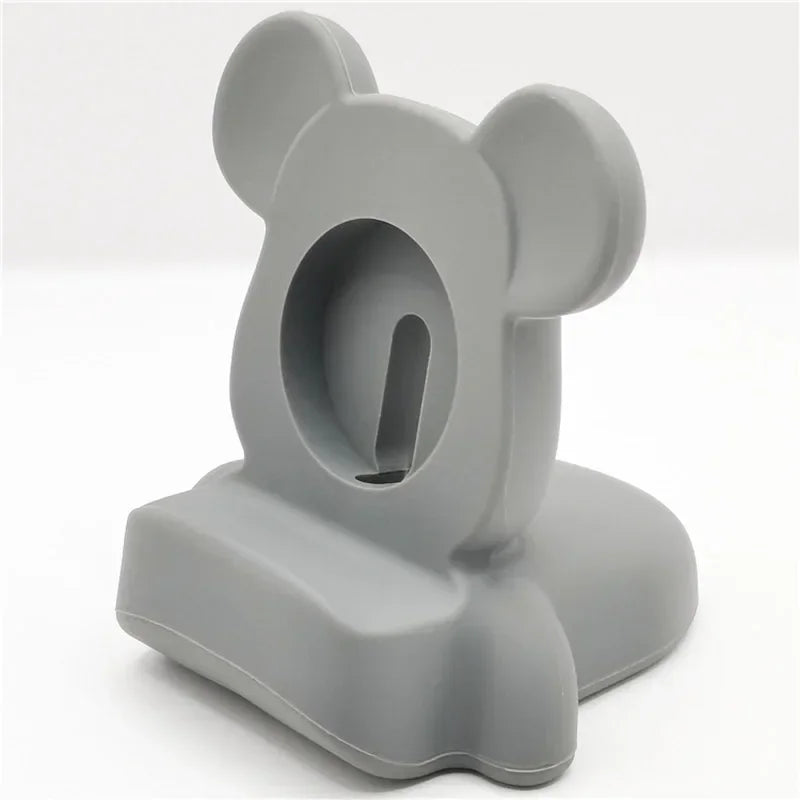 Charger stand for Apple Watch Series 10 9 8 7 6 SE 5 4 iWatch silicone