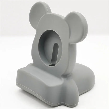 Charger stand for Apple Watch Series 10 9 8 7 6 SE 5 4 iWatch silicone