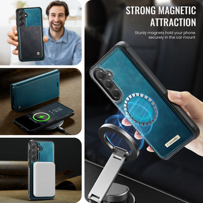 Magsafe Wireless Charging Leather Wallet Case for Samsung Galaxy