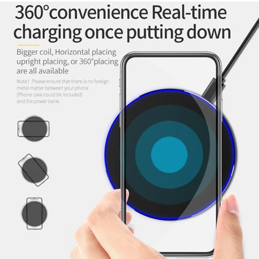 Fast Wireless Charger Stand Compatible with iPhone 17 16 15 14 13 12 11 X XR,