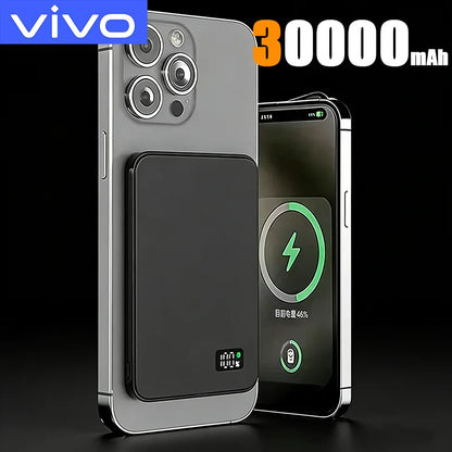 50000mAh Ultra Thin Power Bank for MagSafe Magnetic Wireless
