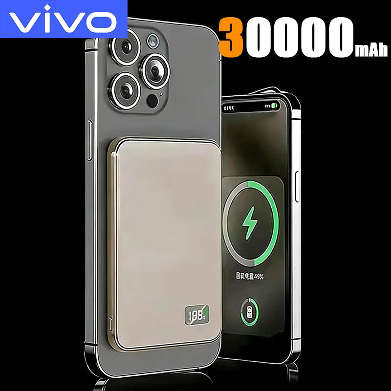 50000mAh Ultra Thin Power Bank for MagSafe Magnetic Wireless