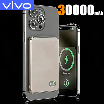 50000mAh Ultra Thin Power Bank for MagSafe Magnetic Wireless