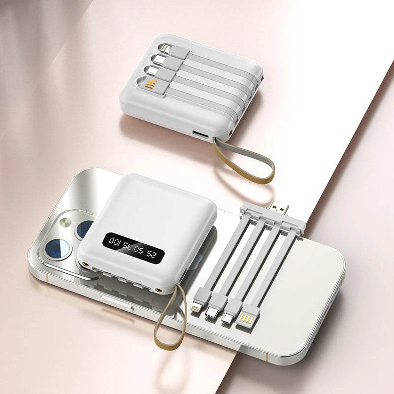 Portable Mini Power Bank 20000mAh Large Capacity Fast Charging