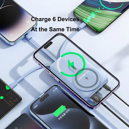 20000mAh Magnetic Power Bank with Cable Stand Wireless