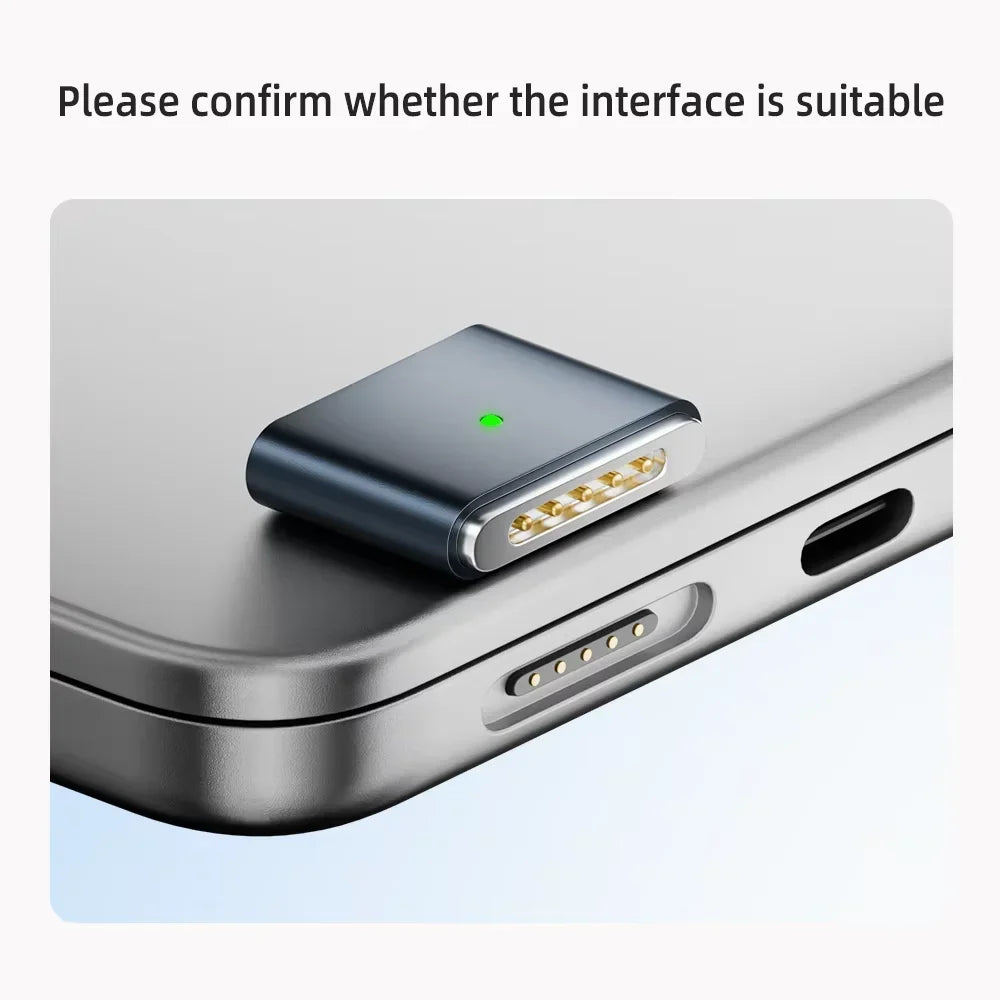 100W PD Type-C to MagSafe 3 Magnetic Fast Charging Adapter