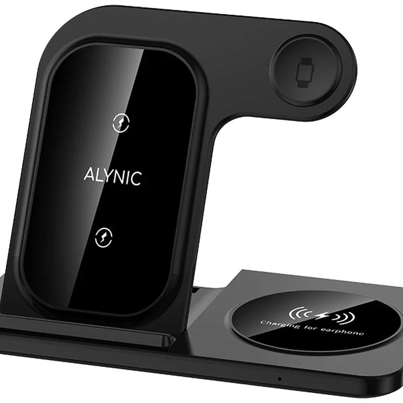 3-in-1 Wireless Charging Dock – Phone, Watch & Earbuds